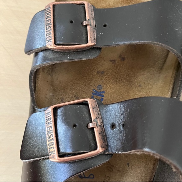 Birkenstock Men's Milano Buckle Sandals Leather Cork Size 13 - Picture 6 of 8